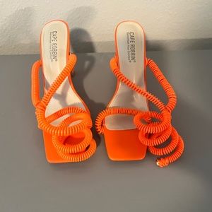 Spiral Sandal Heels